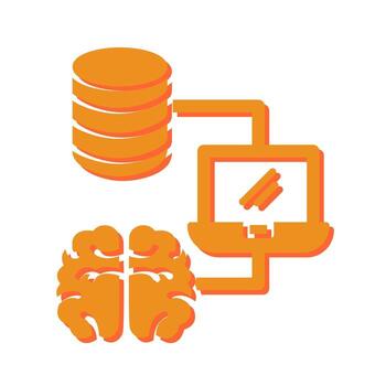 Big Data Icon Design vector