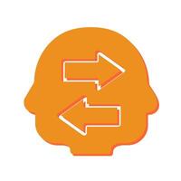 Knowledge Sharing Icon Design vector