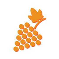 Grapes Icon Design vector