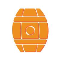 Wine Barrels Icon Design vector