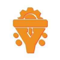 Conversion Rate Icon Design vector