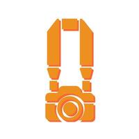 Camera Straps Icon Design vector