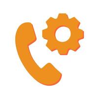 Technical Help Icon Design vector