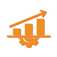 Performance Metrics Icon Design vector
