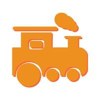 Train Icon Design vector
