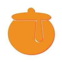 Honey Pot Icon Design vector