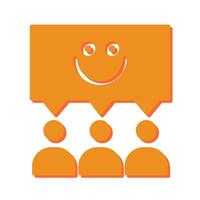 Employee Satisfaction Icon Design vector