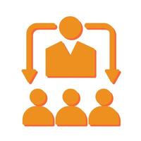 HR Technology Icon Design vector