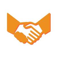 Handshake Icon Design vector