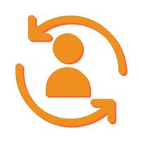 Retargeting Icon Design vector