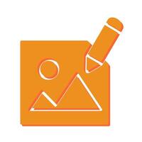Photography Editing Icon Design vector
