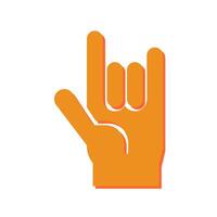 Love You Gesture Icon Design vector