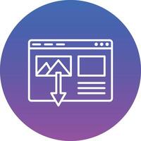 Landing Page Illustration Icon vector