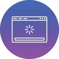 Web Loading Illustration Icon vector