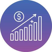 Growth Diagram Illustration Icon vector