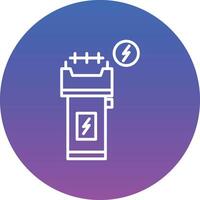 Stun Gun Illustration Icon vector
