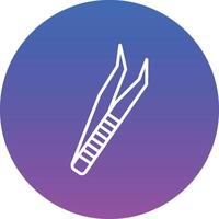 Tweezers Illustration Icon vector