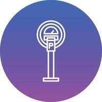 Parking Meter Illustration Icon vector