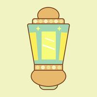 Simple Ramadan Lantern vector