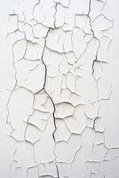 Fine craquelure texture smooth intricate mosaic on white canvas photo