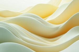 Abstract yellow background with soft lines and waves, a yellow color presentation abstract background photo