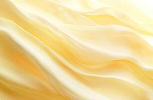 Abstract yellow background with soft lines and waves, a yellow color presentation abstract background photo