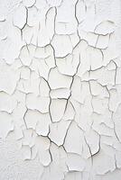 Fine craquelure texture smooth intricate mosaic on white canvas photo