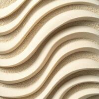 Sand pattern image quality photorealistic pattern of a wave style of japanese print photo