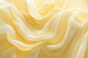 Abstract yellow background with soft lines and waves, a yellow color presentation abstract background photo
