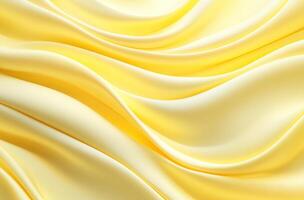 Abstract yellow background with soft lines and waves, a yellow color presentation abstract background photo