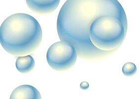 Pastel spheres abstract geometric minimal background vector
