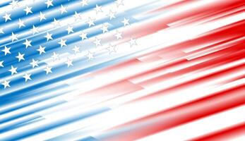 Smooth striped concept USA flag abstract background vector