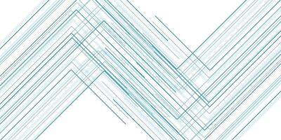 Abstract blue geometric lines tech background vector