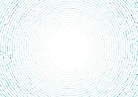 Bright blue small square dots abstract circular background vector