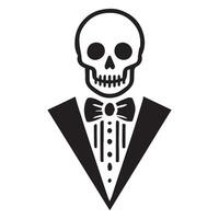 Elegance from the Beyond Skeleton in Tuxedo vector
