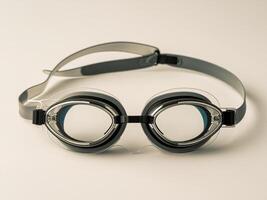 Stylish swimming goggles with a sleek design, perfect for competitive swimmers and enthusiasts. photo