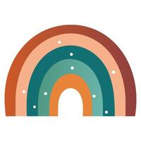 Colorful and Rainbow Doodles, template Art Design vector