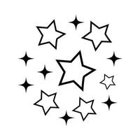 Firework Pictogram with Sparkle and Glow Starburst vector