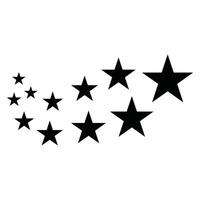 Isolated Star Icon with Shine and Sparkle Glow vector