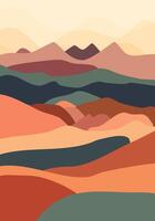 Natural scenery and elements of nature. A refreshing natural scenery. vector