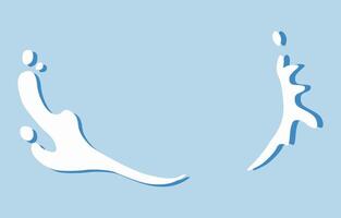 Yogurt, Milk creamy liquid splash pattern vector