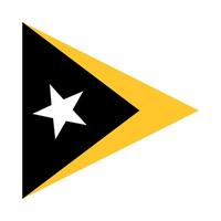 East Timor element flag national material design vector