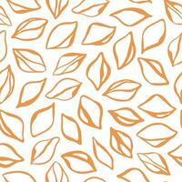 Hand drawn shells pasta seamless pattern. Italian pasta design for textile, fabric, wrapping paper vector