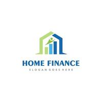 House with Bar Diagram Financial Chart For Home Investment Business Marketing Progress. Suitable for your design need, logo, illustration, animation, etc. vector