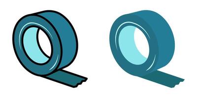 Tape icon set. Sticky Tape sign. for mobile concept and web design. illustration on white background vector