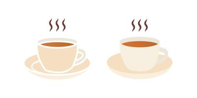 Coffee icon set. Coffee cup sign. for mobile concept and web design. illustration on white background vector