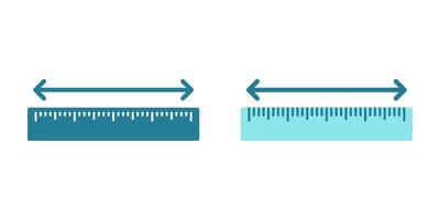Ruler icon set. Measure sign. for mobile concept and web design. illustration on white background vector