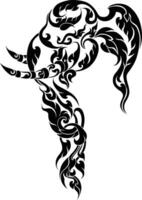 Asian pattern element in the shape of Elephant head perfect for logo design or tattoo or packaging decoration vector