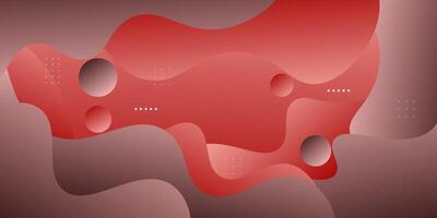 Abstract 3D wave art background design with soft red and brown colors for design. Eps10 vector