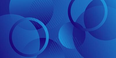 Abstract geometric circle background art design with blue color pattern background. Eps10 vector